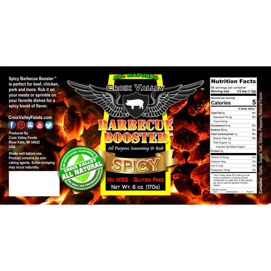 Croix Valley BBQ Booster Spicy - Image 2