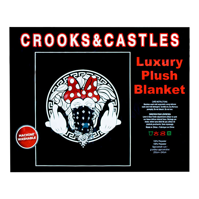 Plush Blanket Crooks & Castles Polka Dots