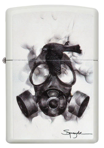 Zippo Spazuk - Gas Mask White Matte - Image 3