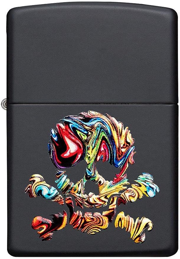 Zippo Colorful Skull Design - Image 4