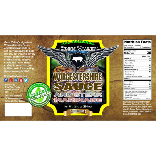 Croix Valley Worcestershire BBQ Sauce and Steak Marinade - Image 3